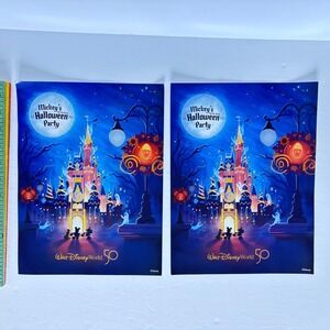 Disney‎ World 50th Anniversary Mickey's Halloween Party Lot 2 Scrapbook craft